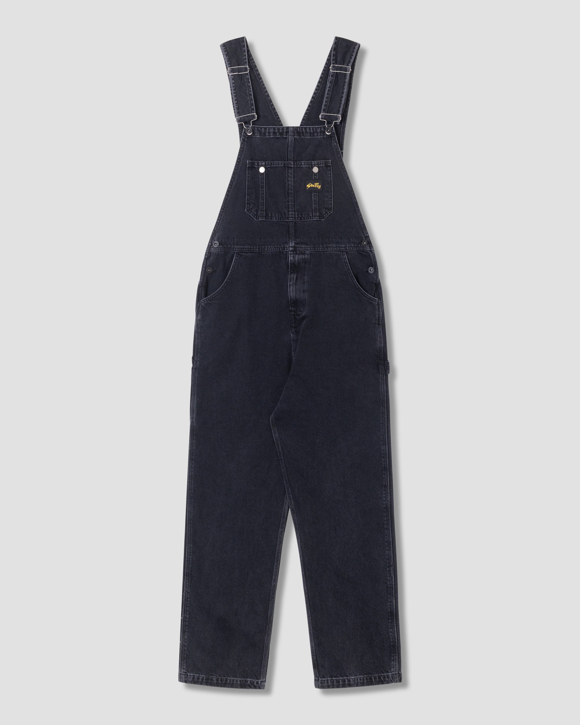 Earls Bib (Stonewashed Black Denim)