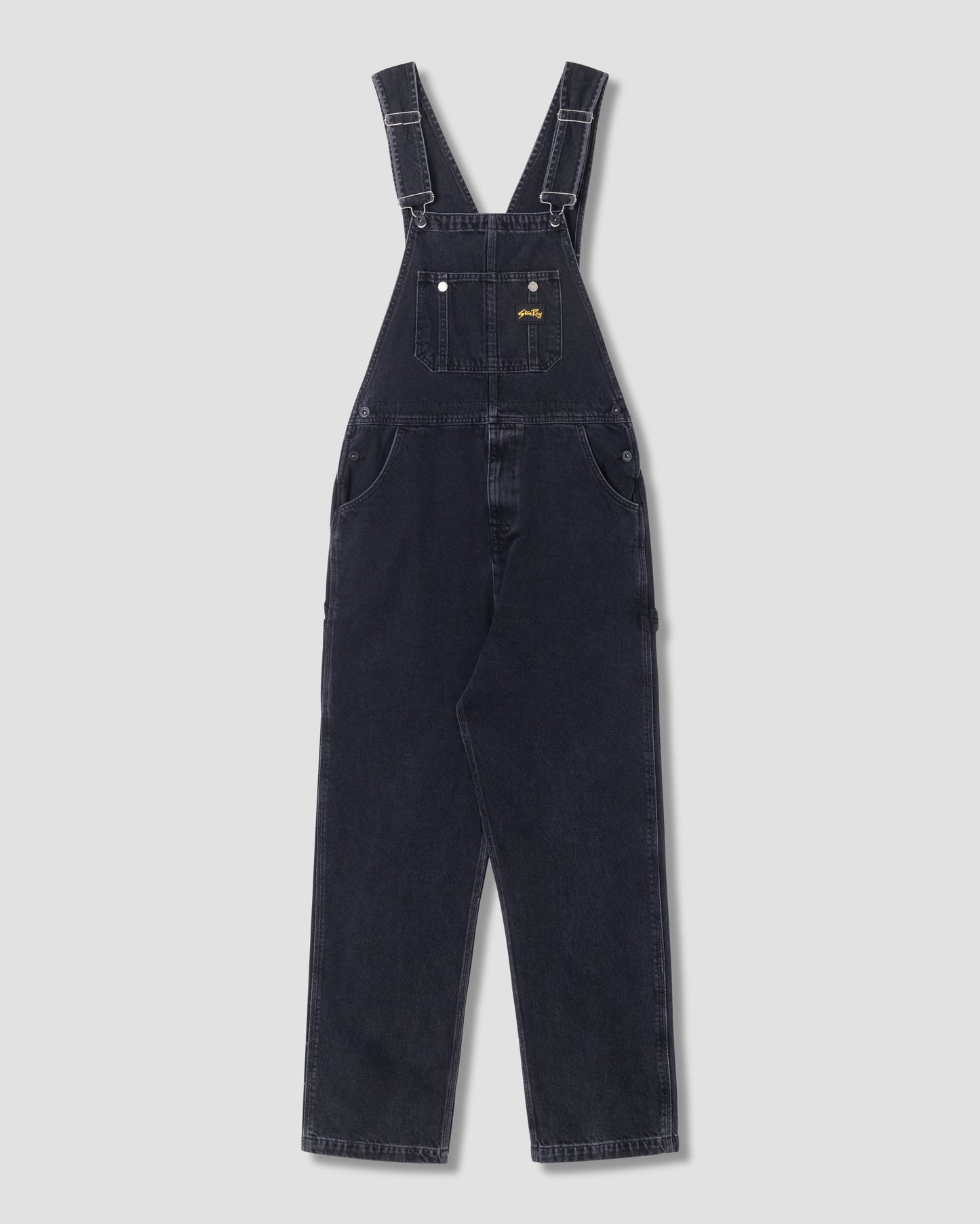 Earls Bib (Stonewashed Black Denim)
