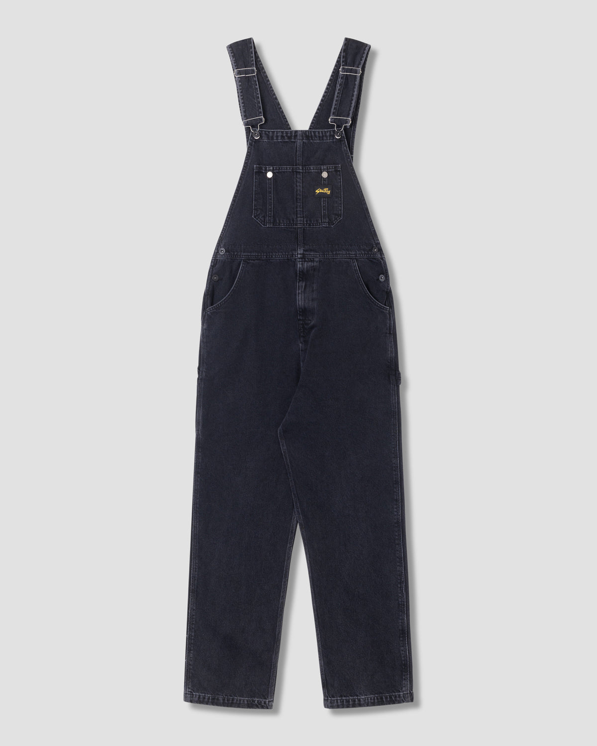 Earls Bib (Stonewashed Black Denim)