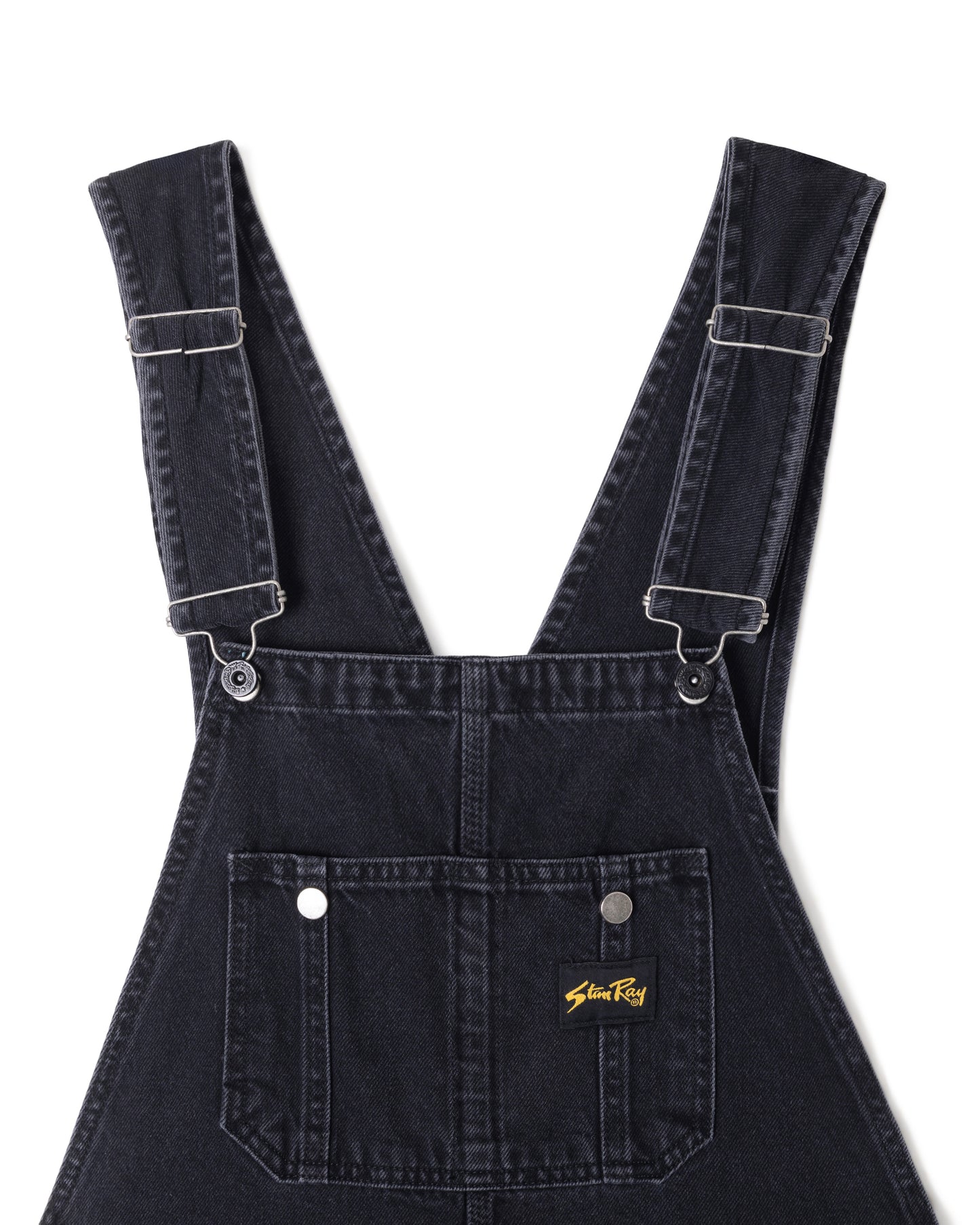 Earls Bib (Stonewashed Black Denim)