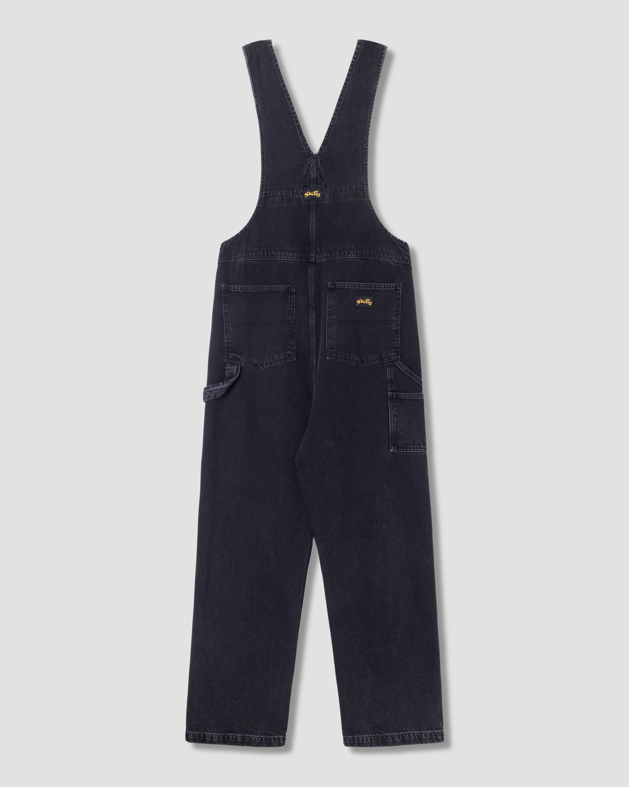 Earls Bib (Stonewashed Black Denim)