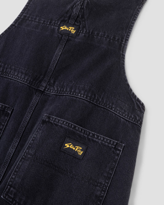 Earls Bib (Stonewashed Black Denim)