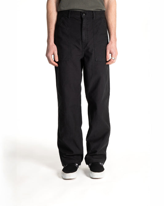 Fat Pant (Black Sateen)