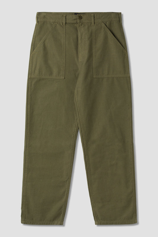 Fat Pant (Dark Olive Sateen)