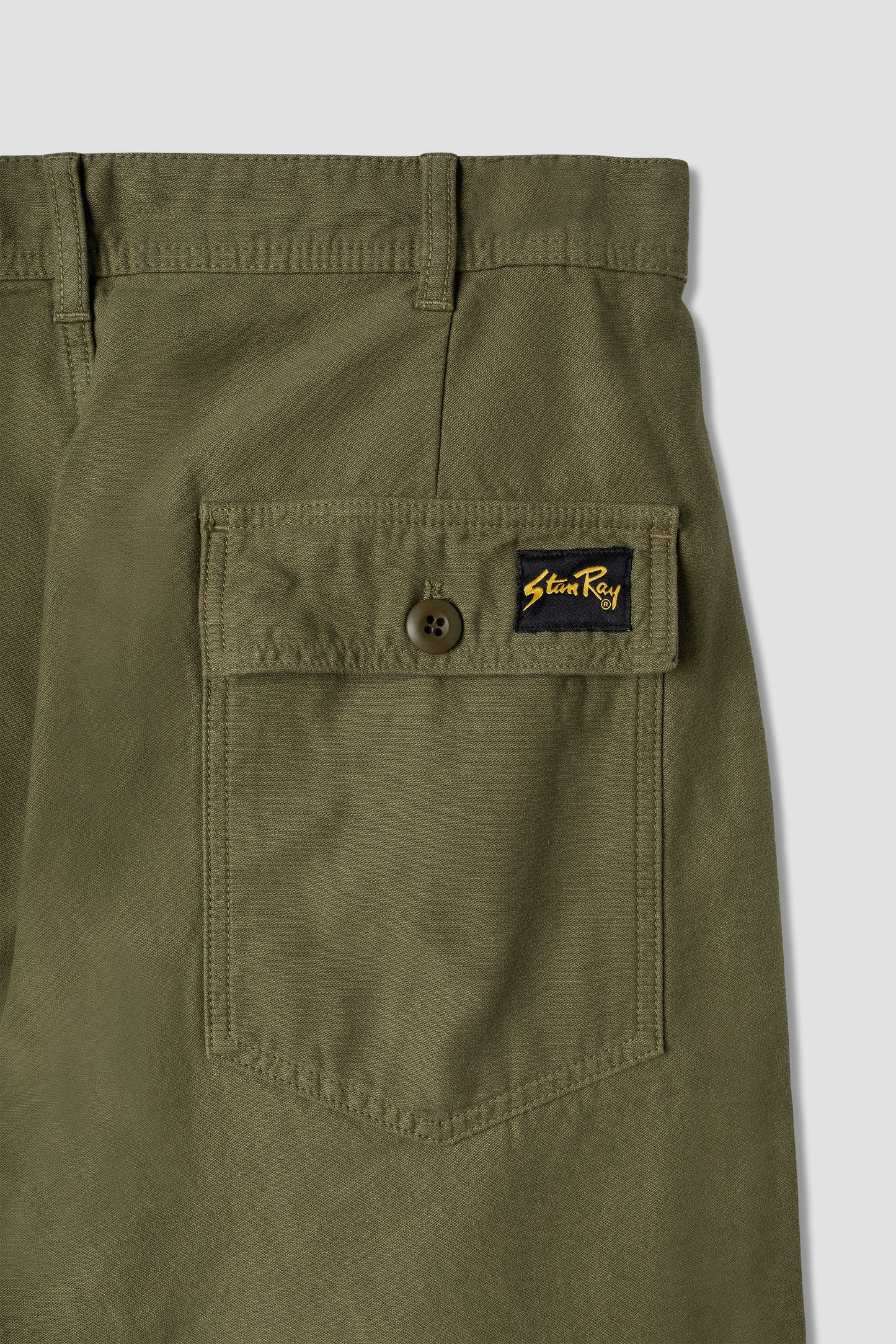Fat Pant (Dark Olive Sateen)
