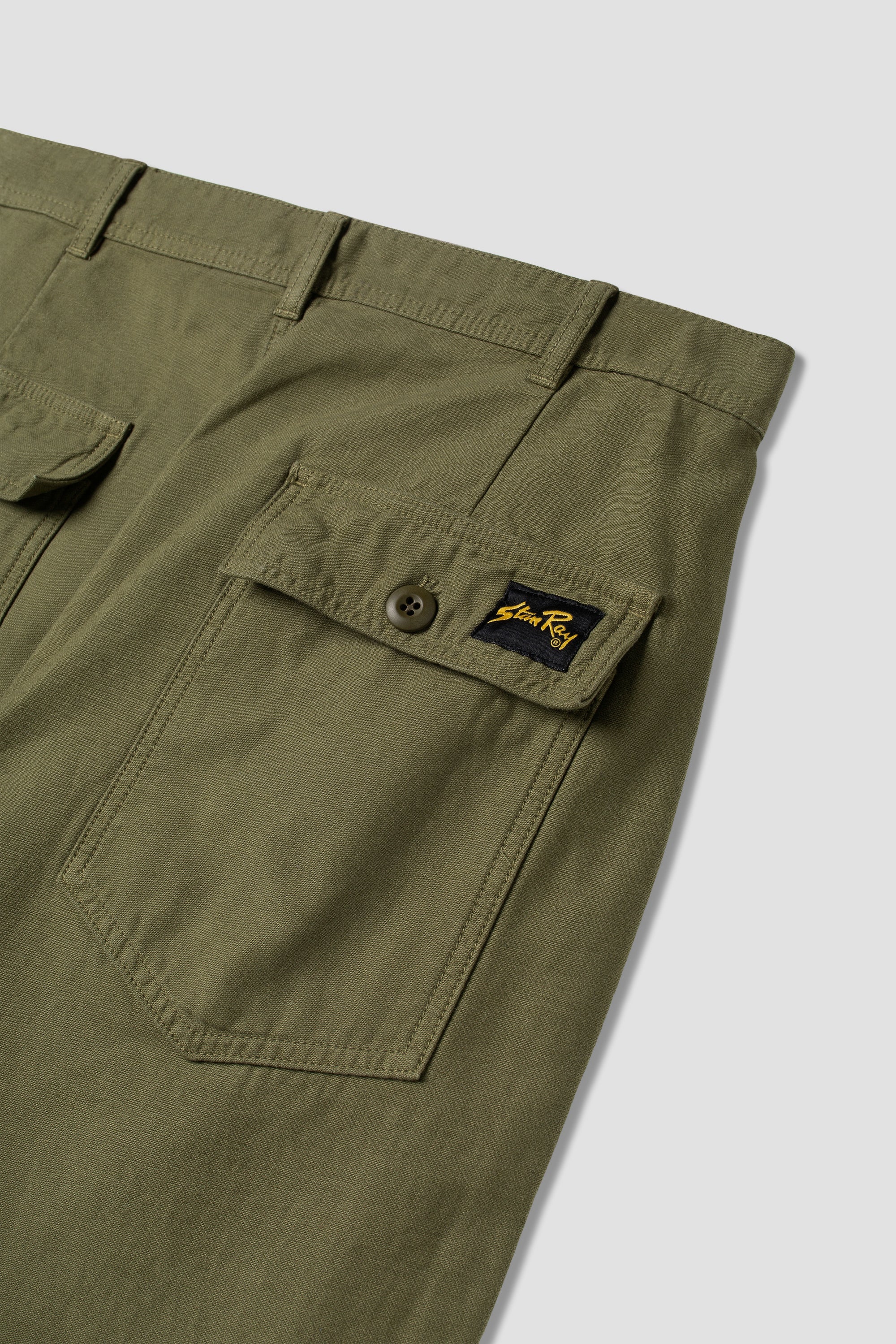 Fat Pant (Dark Olive Sateen)