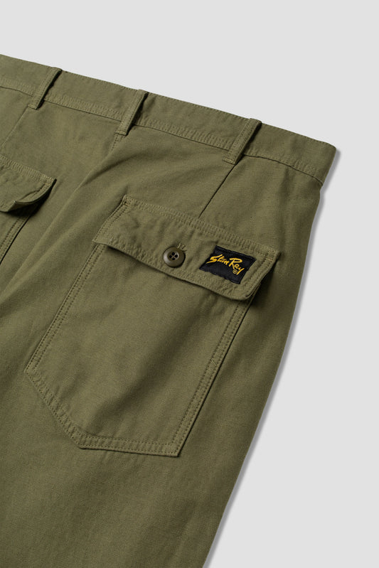 Fat Pant (Dark Olive Sateen)