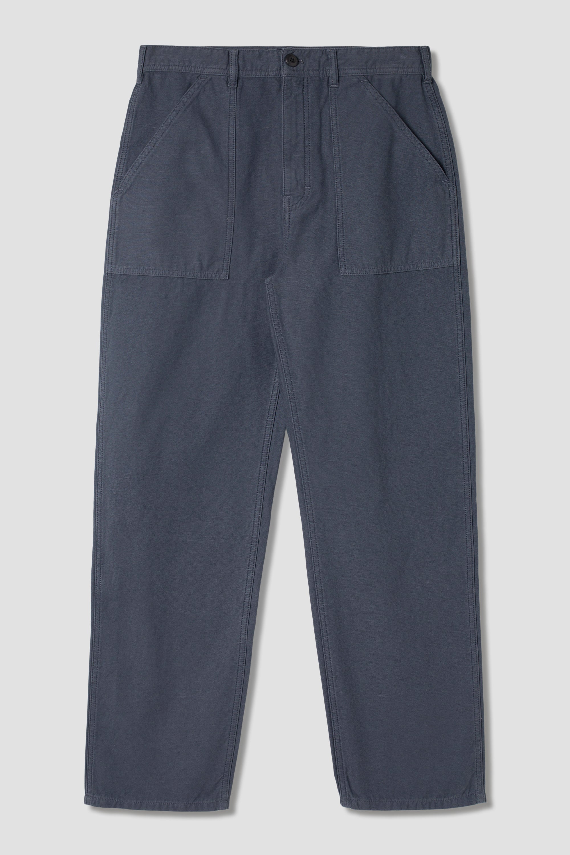 Fat Pant (Navy Sateen)