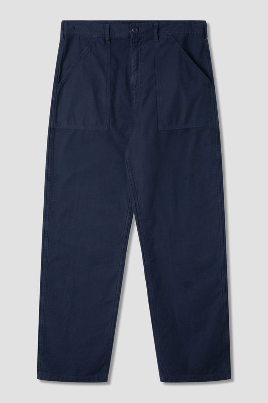 Fat Pant (Navy Sateen)