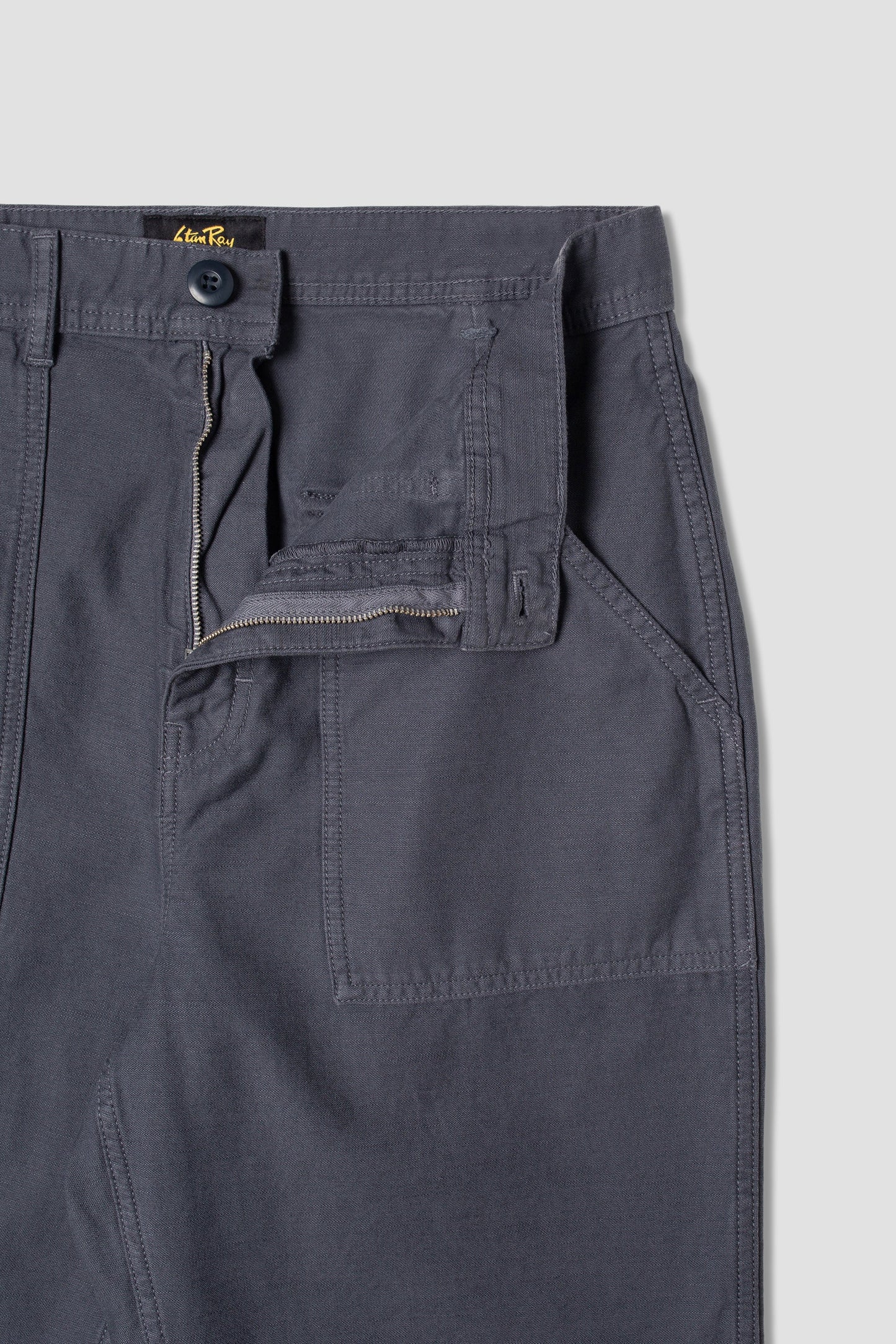 Fat Pant (Navy Sateen)