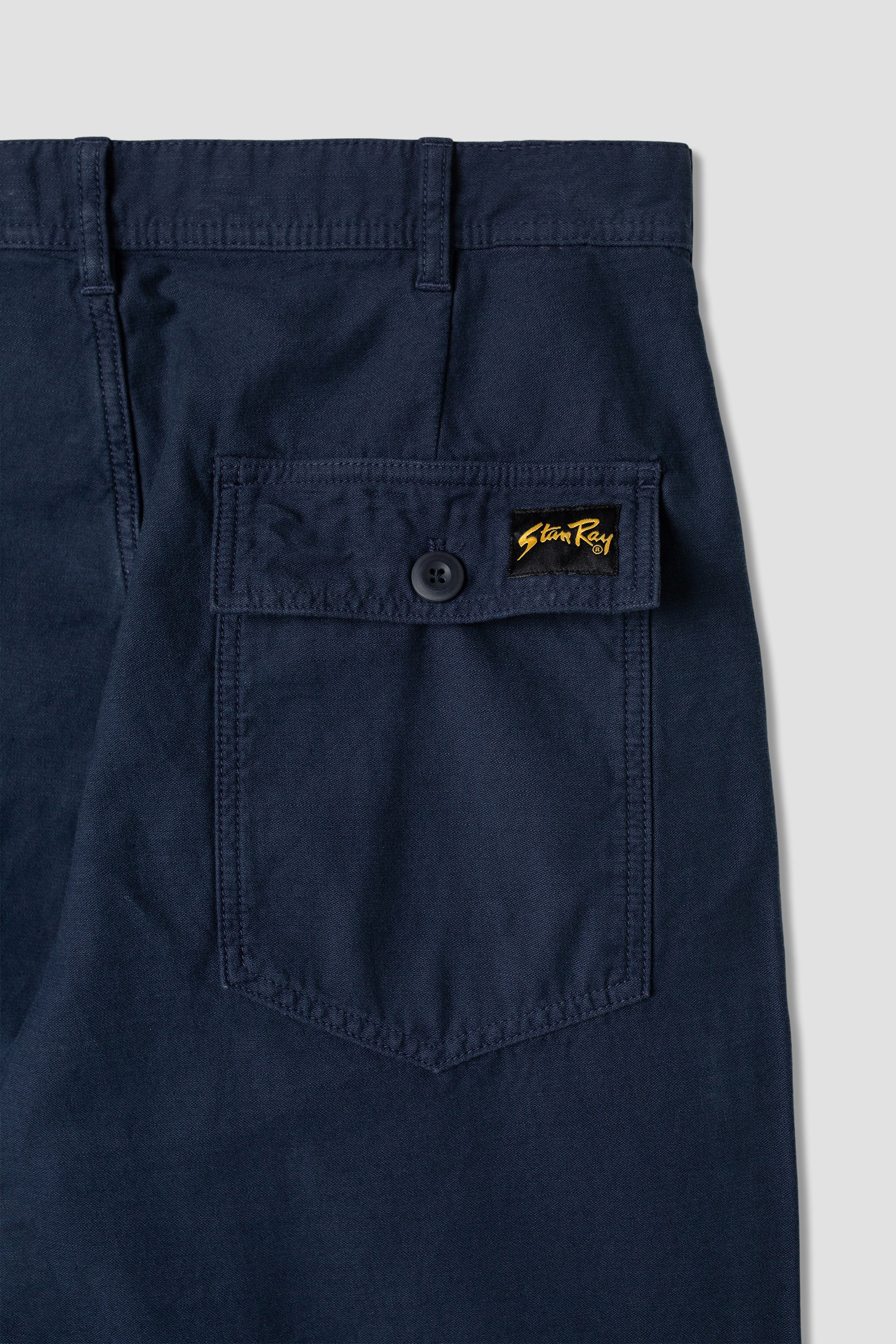 Fat Pant (Navy Sateen)