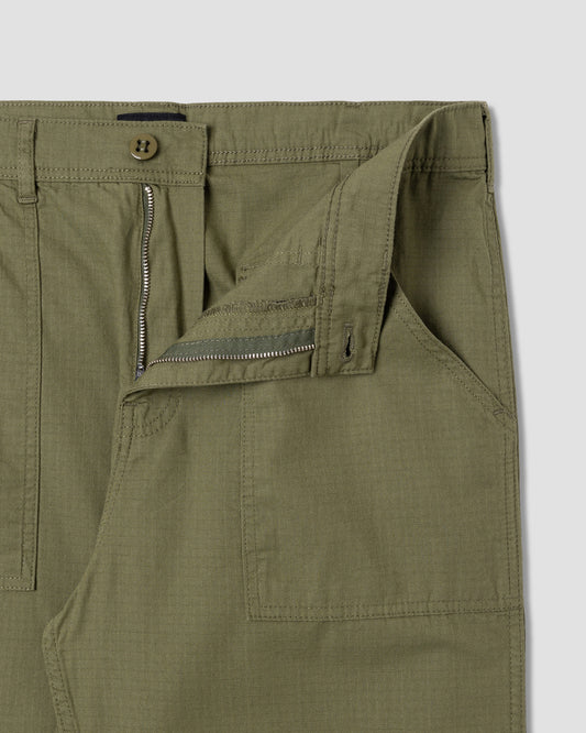 Fat Pant (Olive Ripstop)