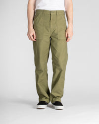 Fat Pant (Olive Sateen)