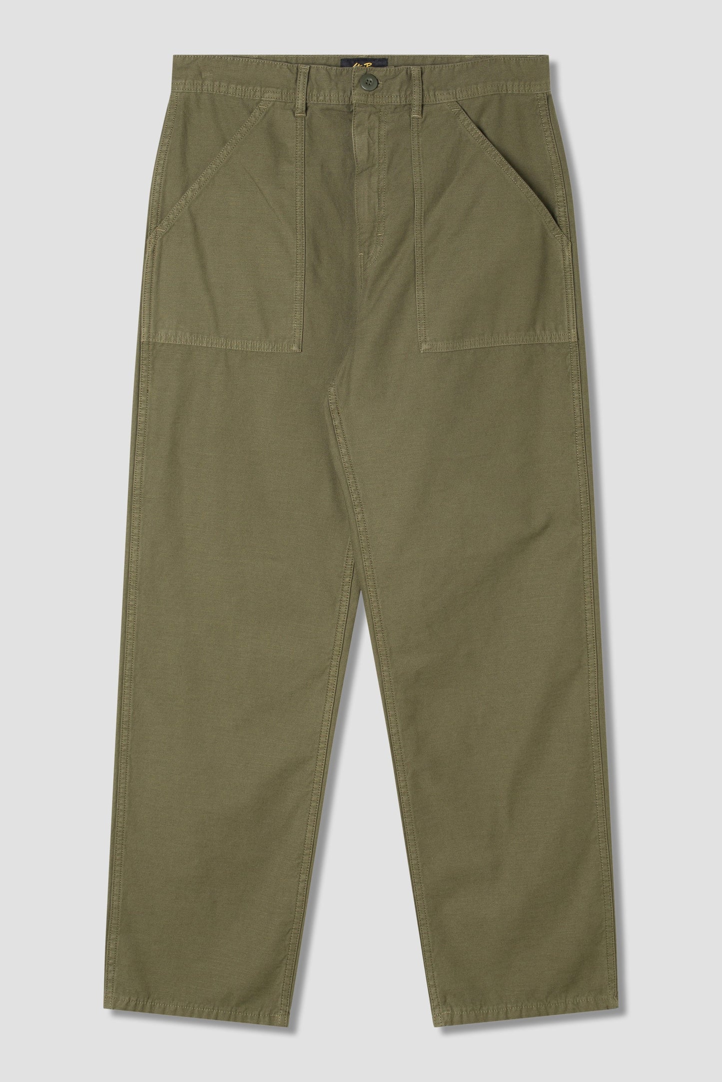 Fat Pant (Olive Sateen)