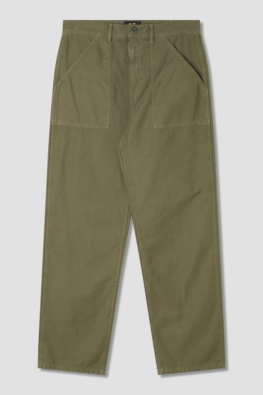 Fat Pant (Olive Sateen)
