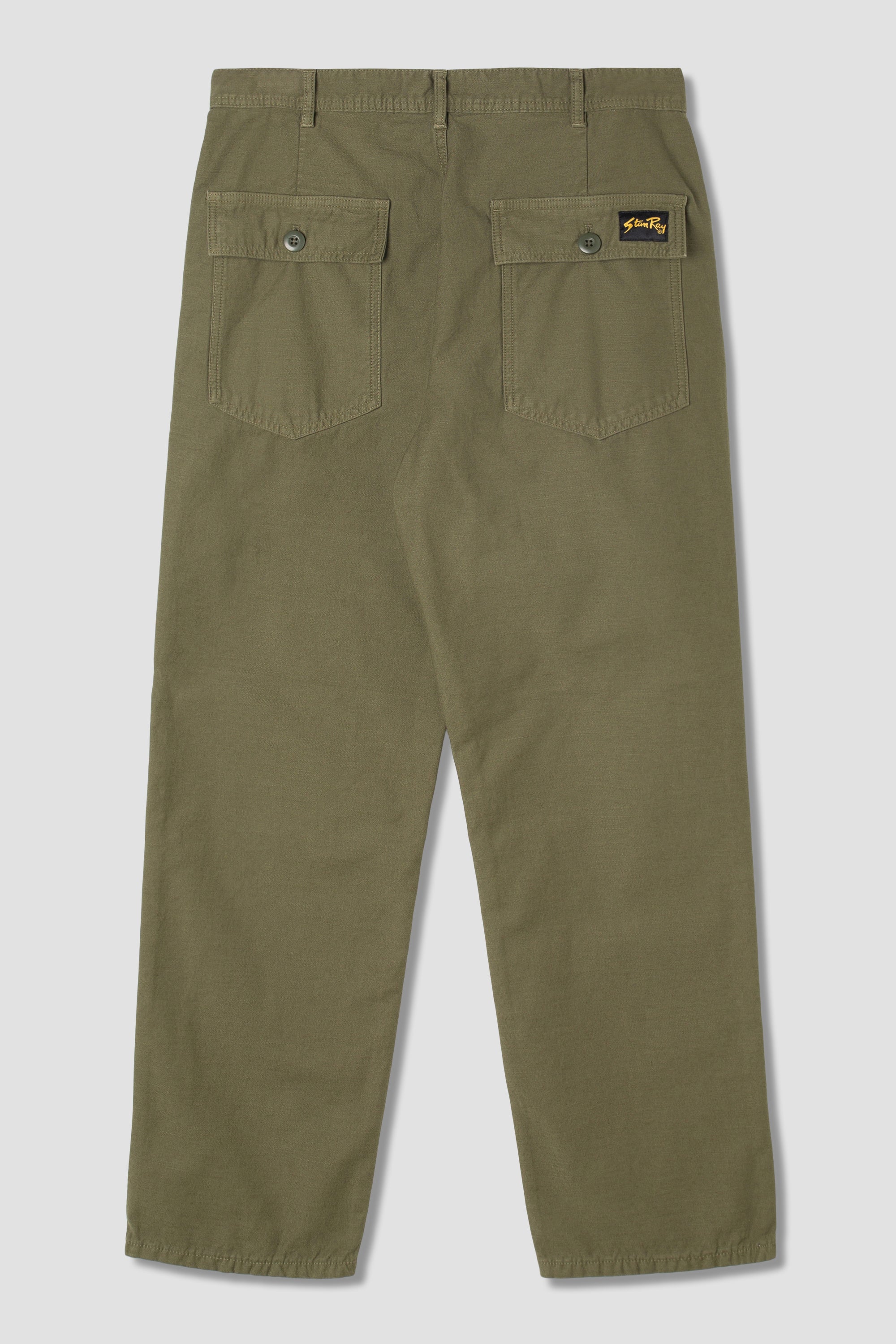 Fat Pant (Olive Sateen)