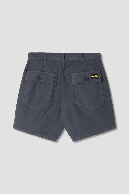 Fat Short (Navy Sateen)