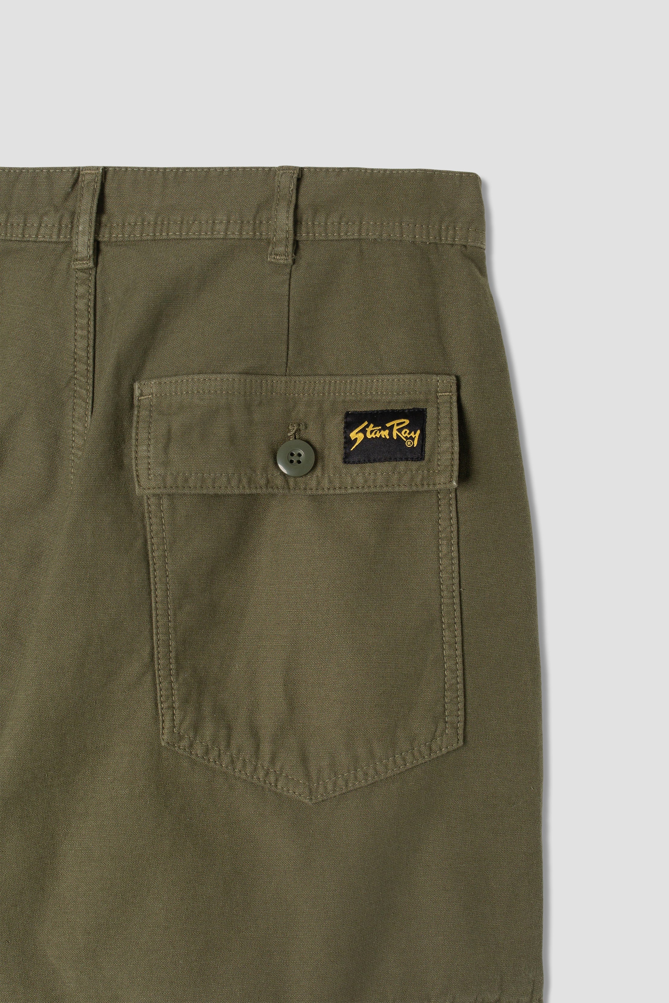 Fat Short (Olive Sateen)