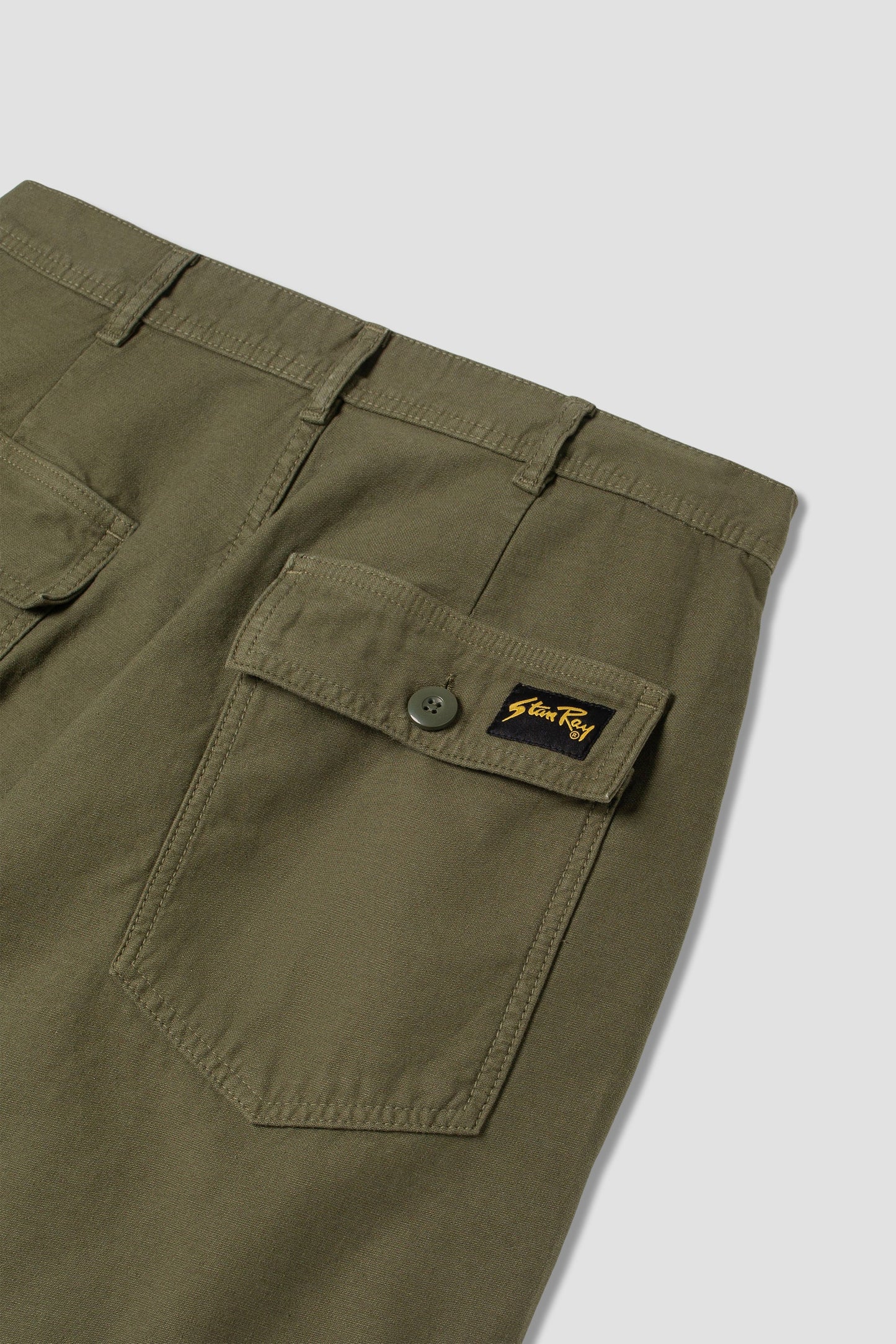 Fat Short (Olive Sateen)