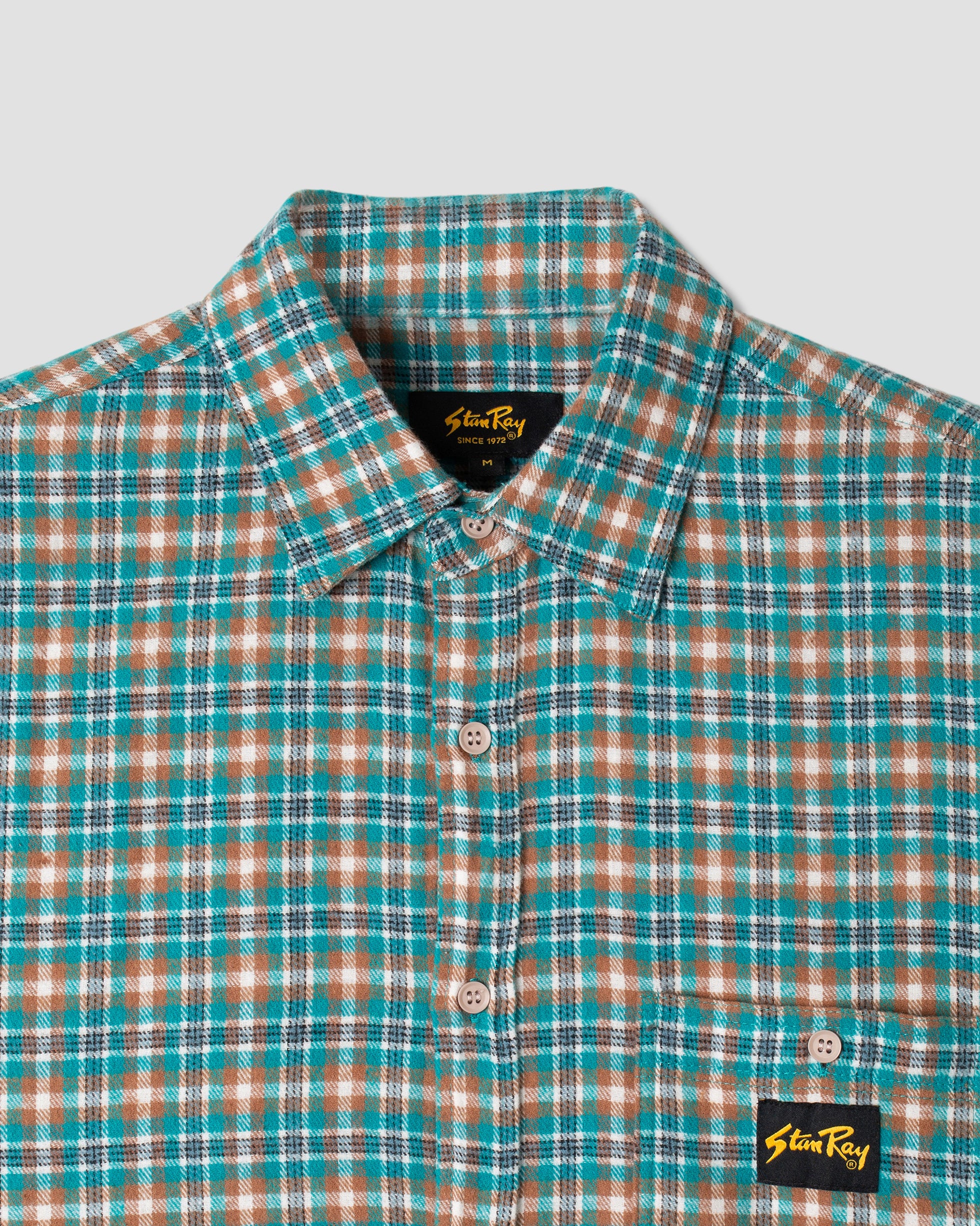 Chemise en flanelle (Aqua Plaid)