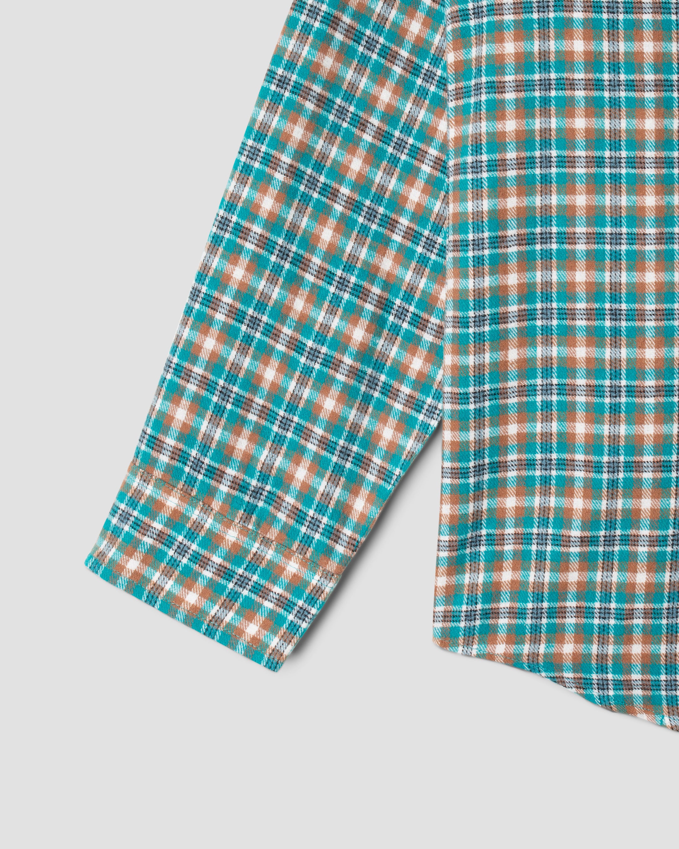 Chemise en flanelle (Aqua Plaid)