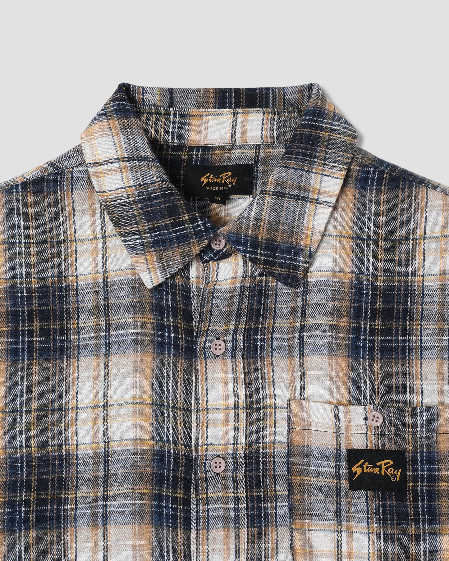 Flannel Shirt (Navy) Plaid