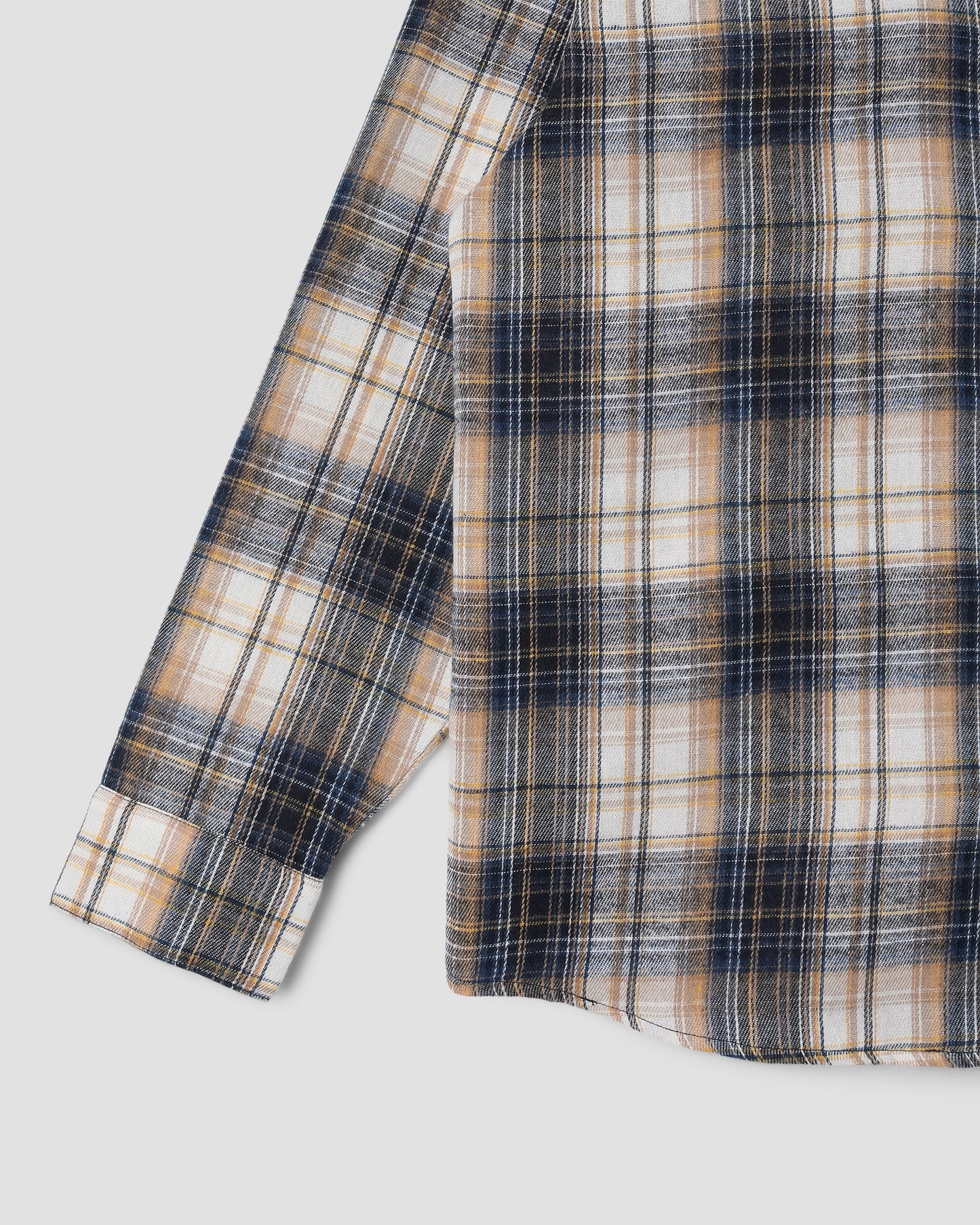 Flannel Shirt (Navy) Plaid