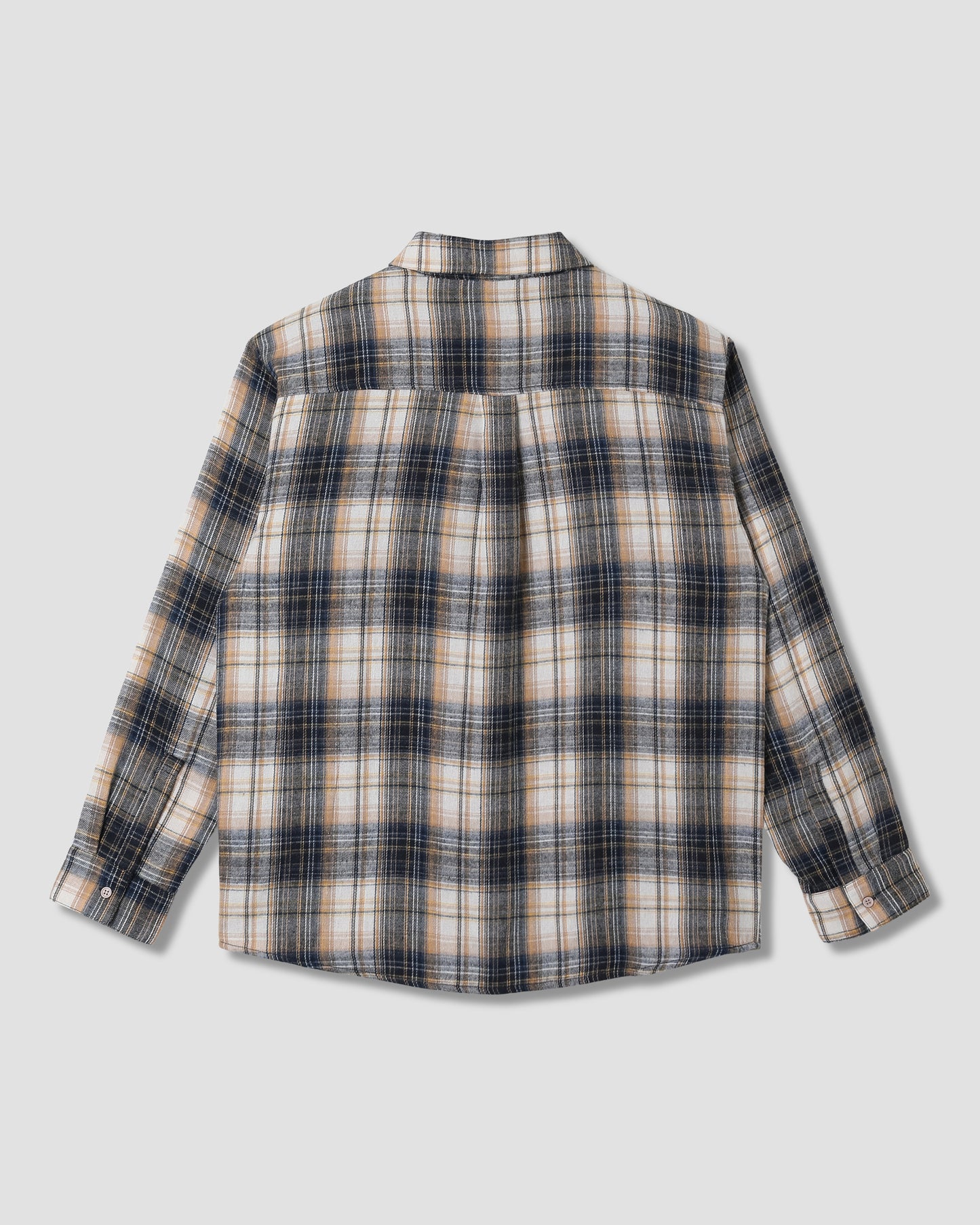 Flannel Shirt (Navy) Plaid