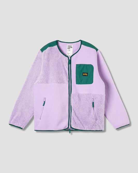 Fleece-Cardigan (Lavendel)