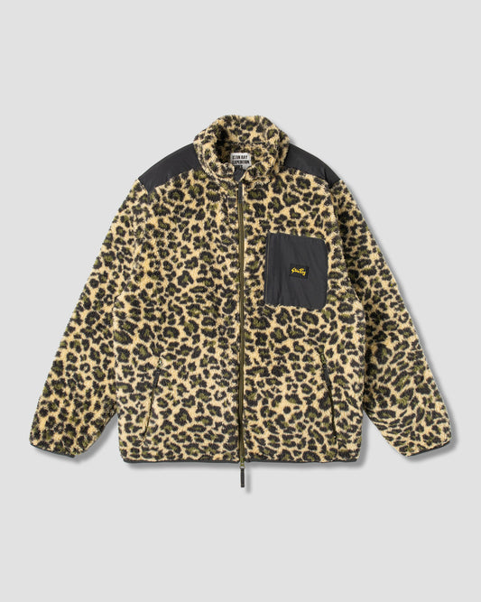 Fleecejacke (Leopardentarn)