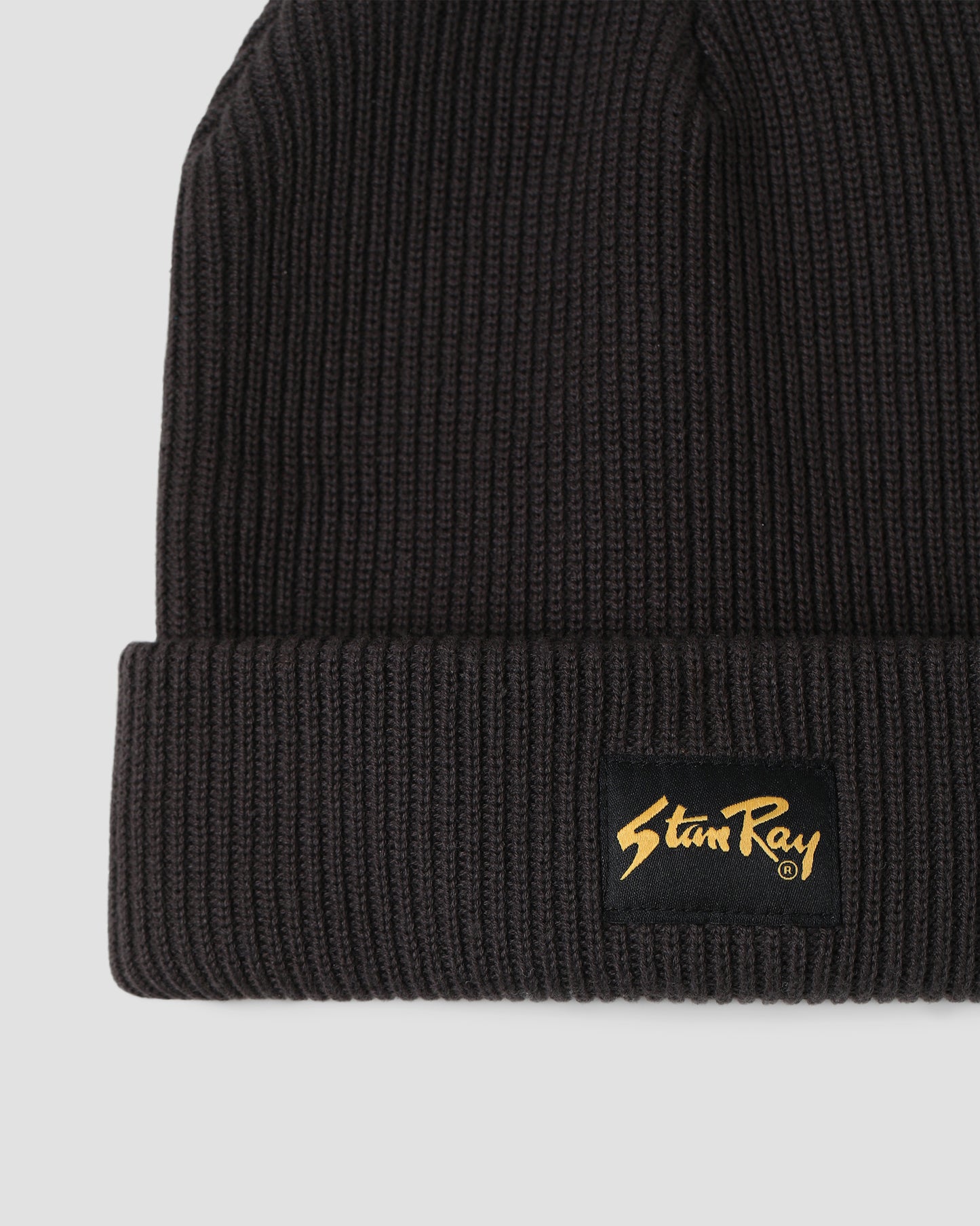 Fold Beanie (Washed Black)