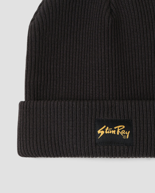 Fold Beanie (Washed Black)
