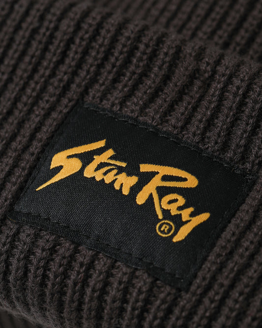 Fold Beanie (Washed Black)