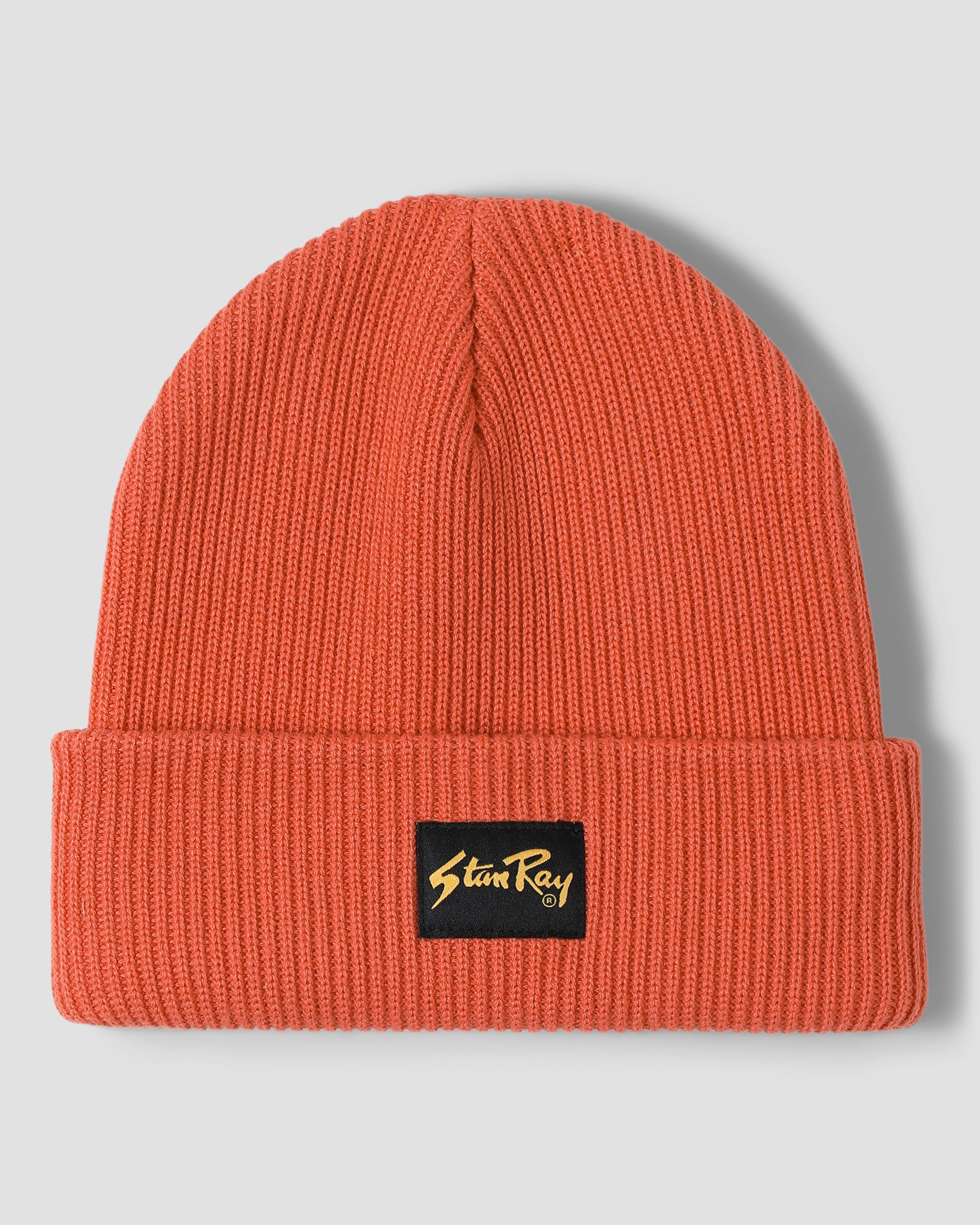 Fold Beanie (Washed Red)