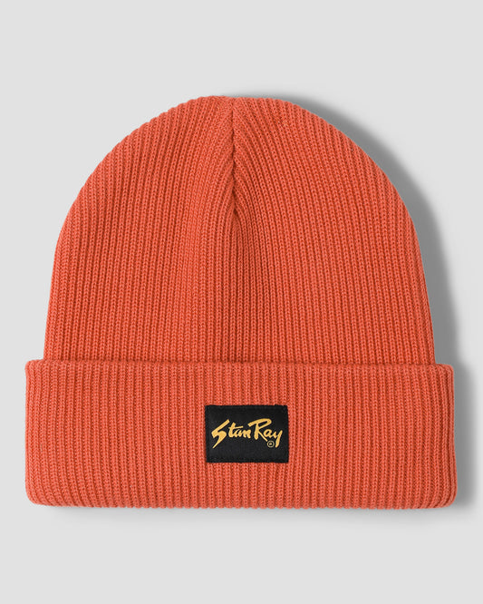 Fold Beanie (Washed Red)