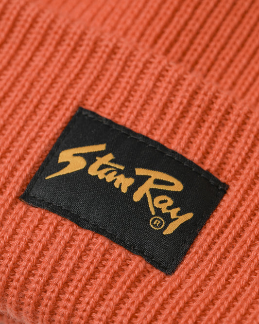 Fold Beanie (Washed Red)