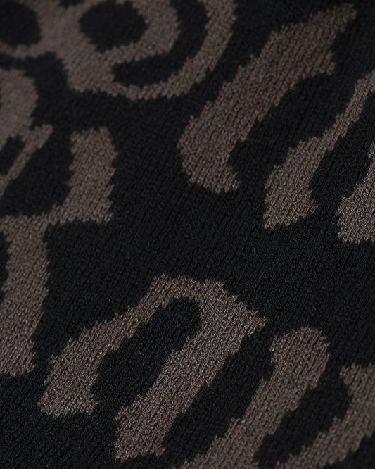 Jaquard Beanie (Black)