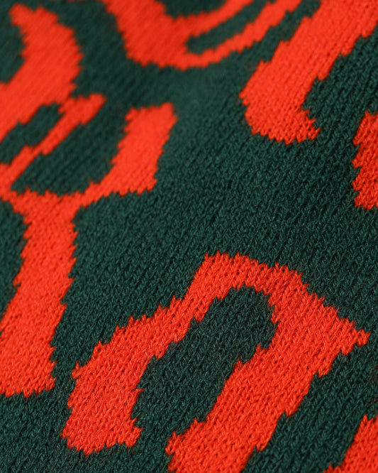 Jaquard Beanie (Green)