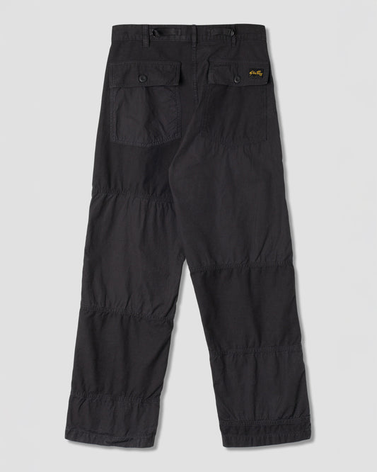 Pantalon K (mélange noir Rs/satin)