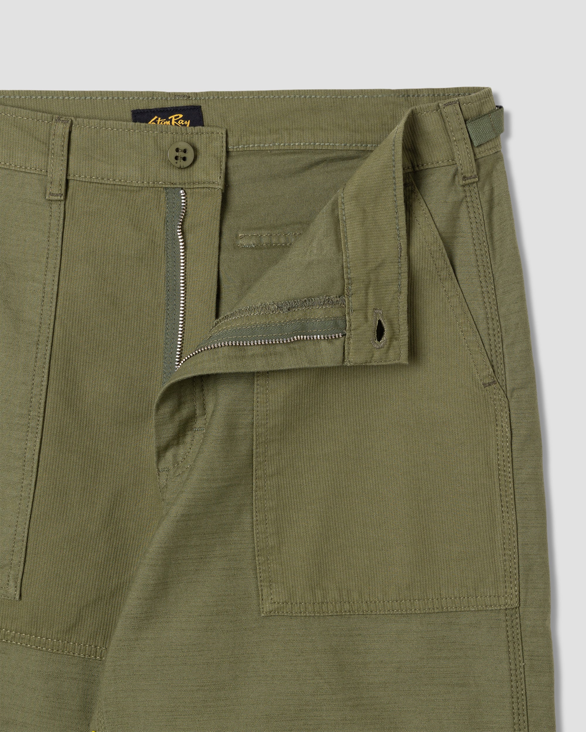K Pant (Olive Poplin/Sateen)