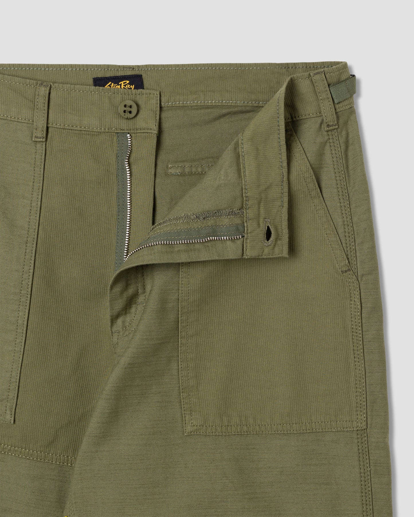 K Pant (Olive Poplin/Sateen)