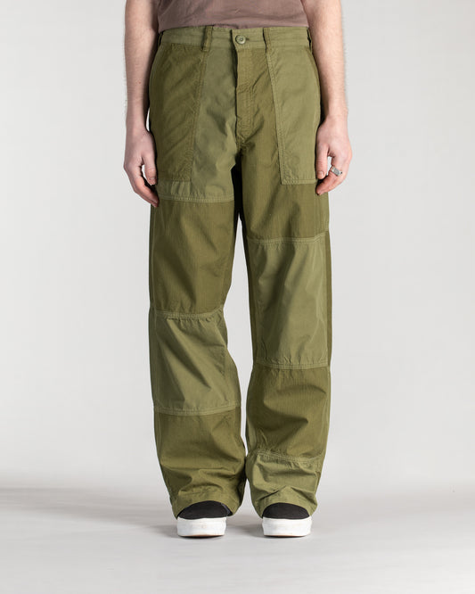 Pantalon K (mélange de popeline et de Rs olive)