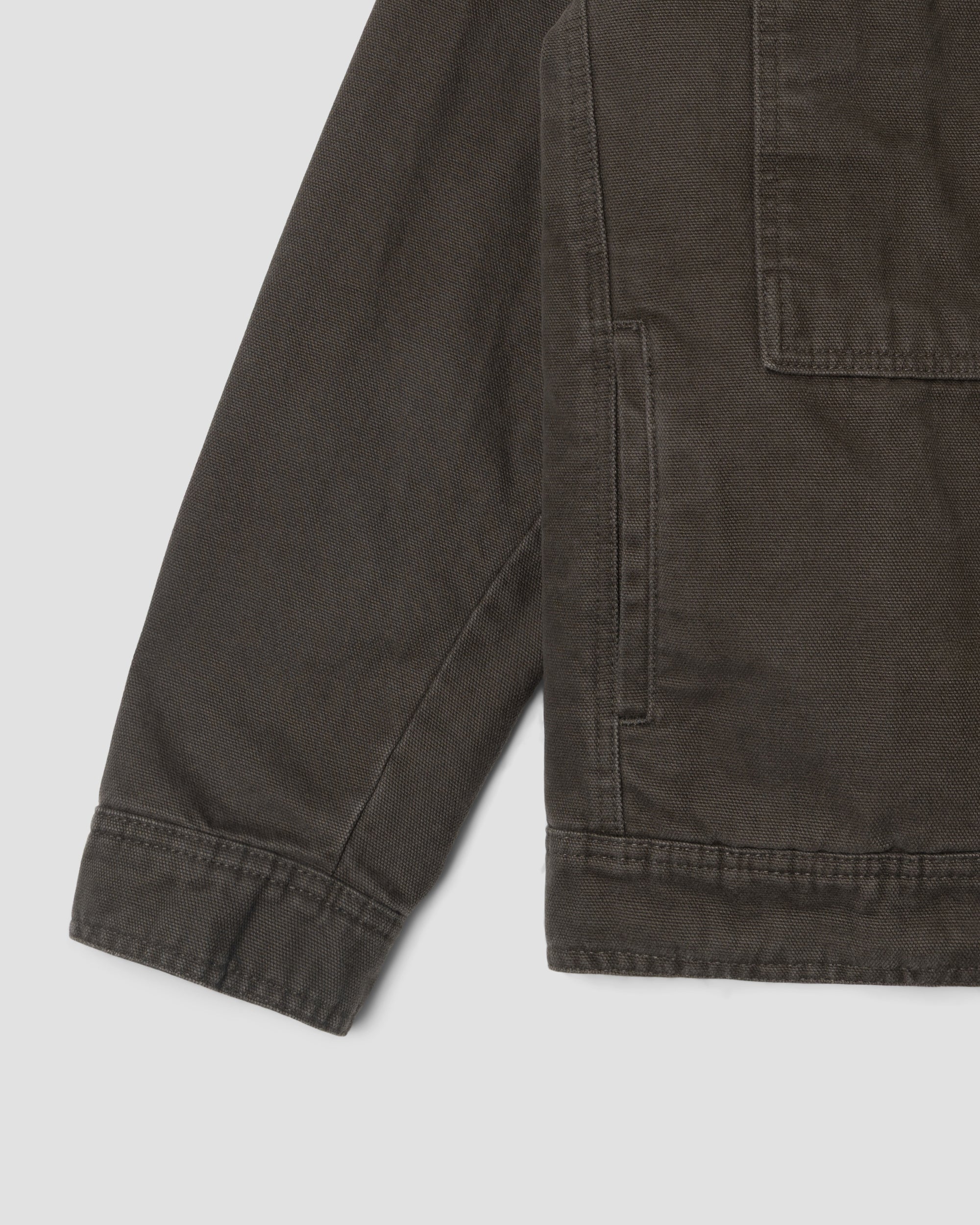 Lined Trucker Jacket (Charcoal Duck)