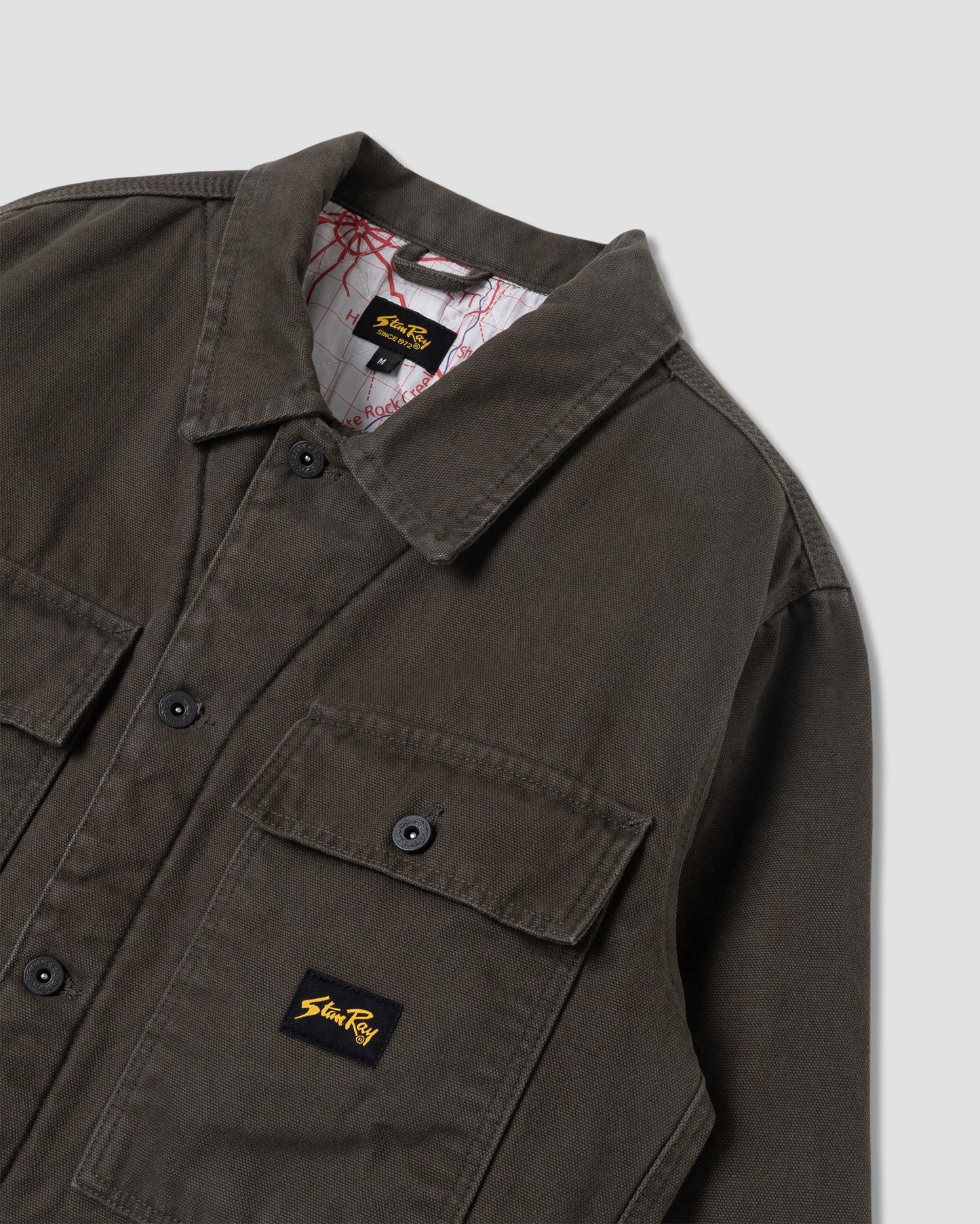 Lined Trucker Jacket (Charcoal Duck)