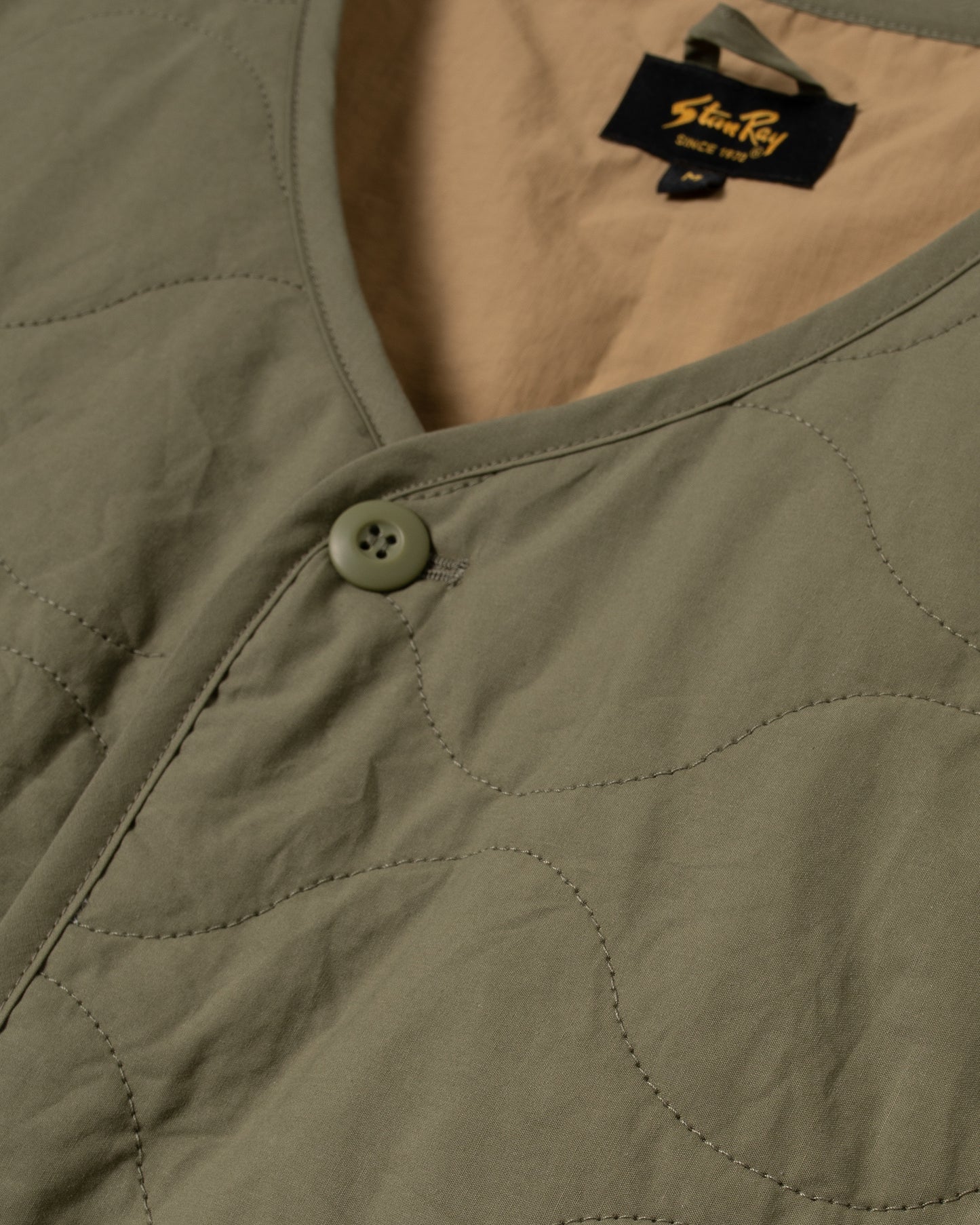 Gilet doublé (olive)