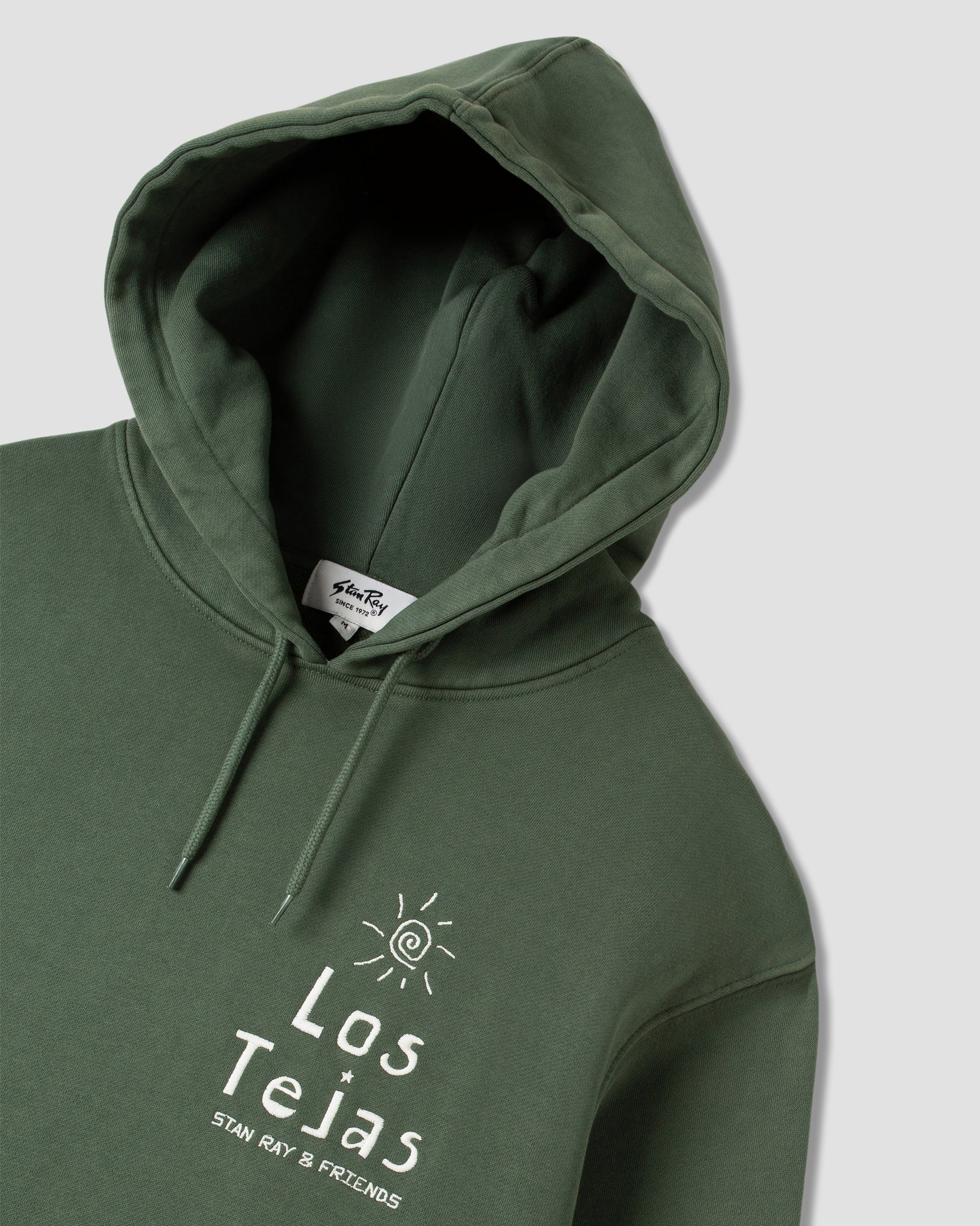 Los Tejas Kapuze (gewaschenes Olivgrün)