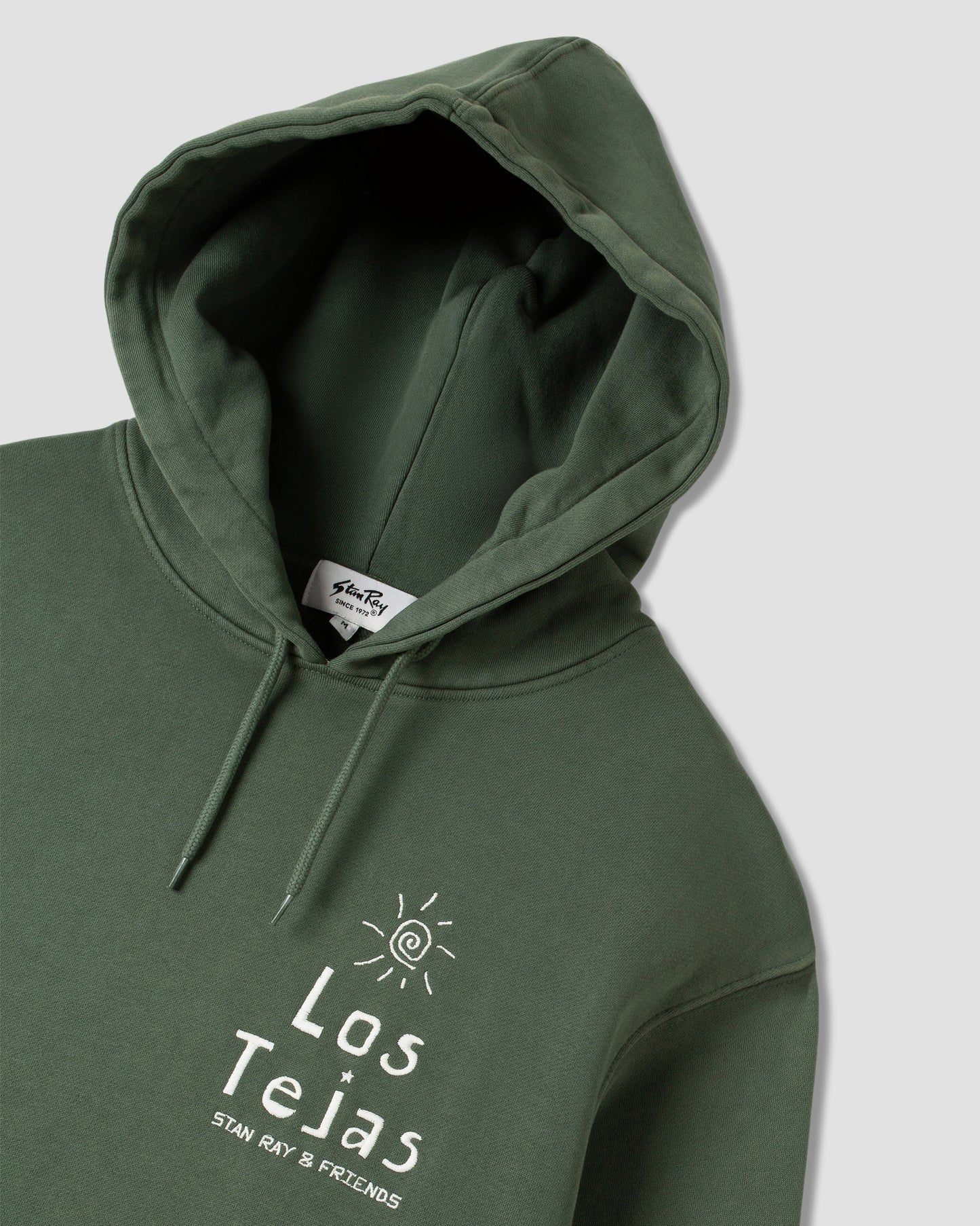 Los Tejas Kapuze (gewaschenes Olivgrün)