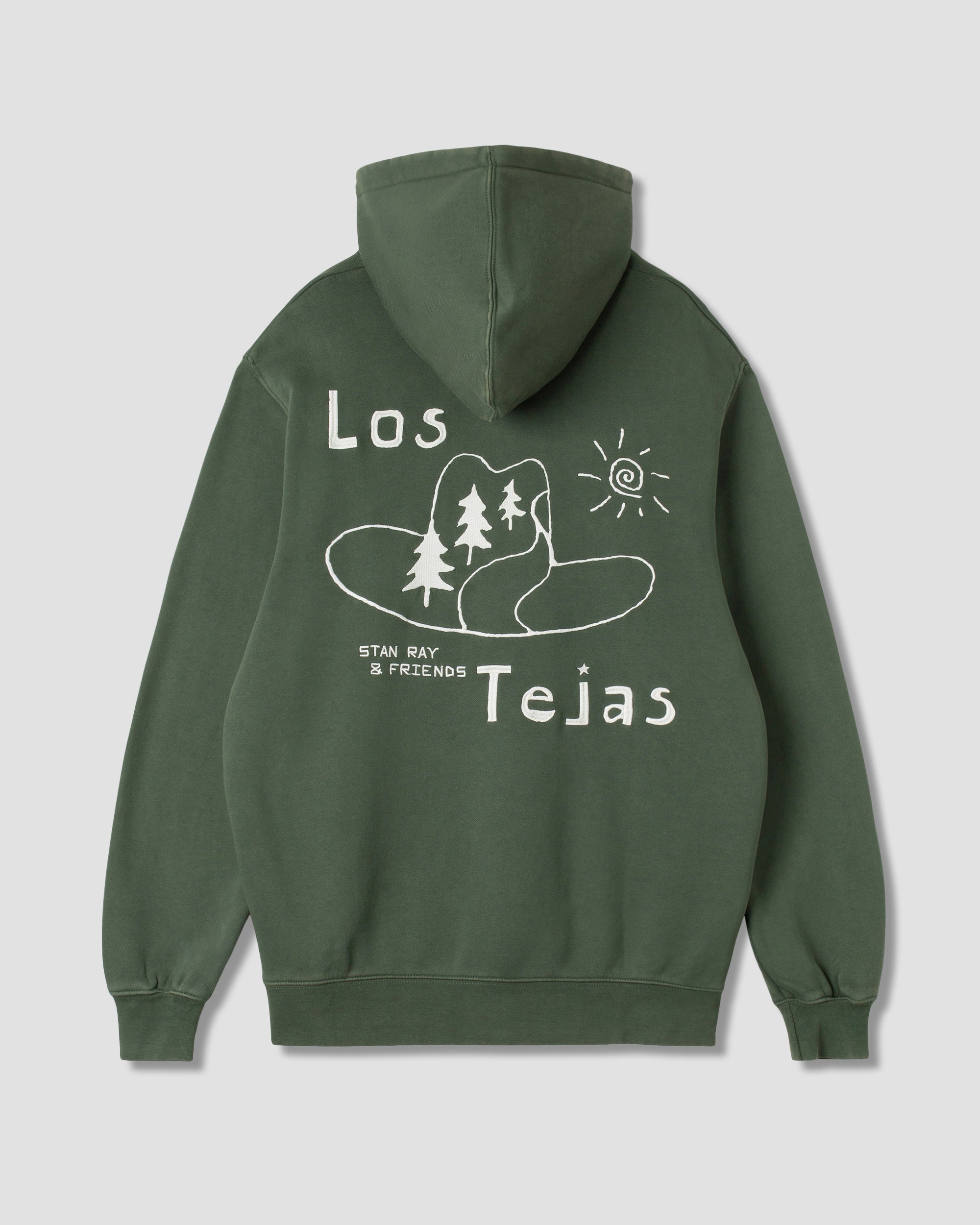 Los Tejas Kapuze (gewaschenes Olivgrün)
