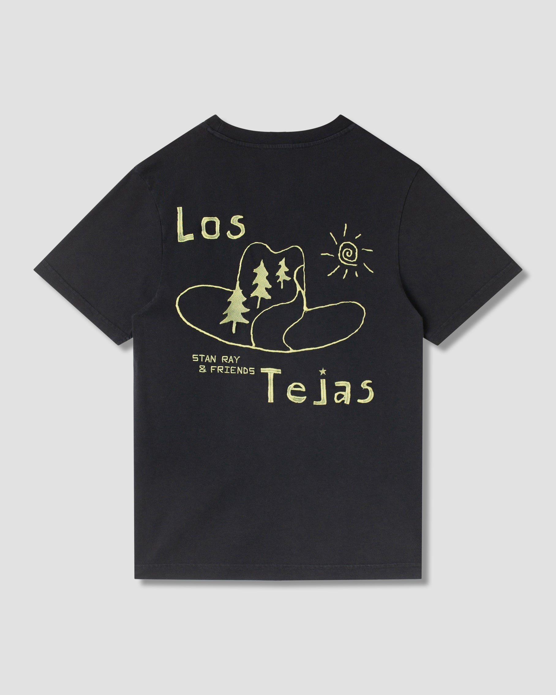 Los Tejas T-Shirt (verwaschenes Schwarz)