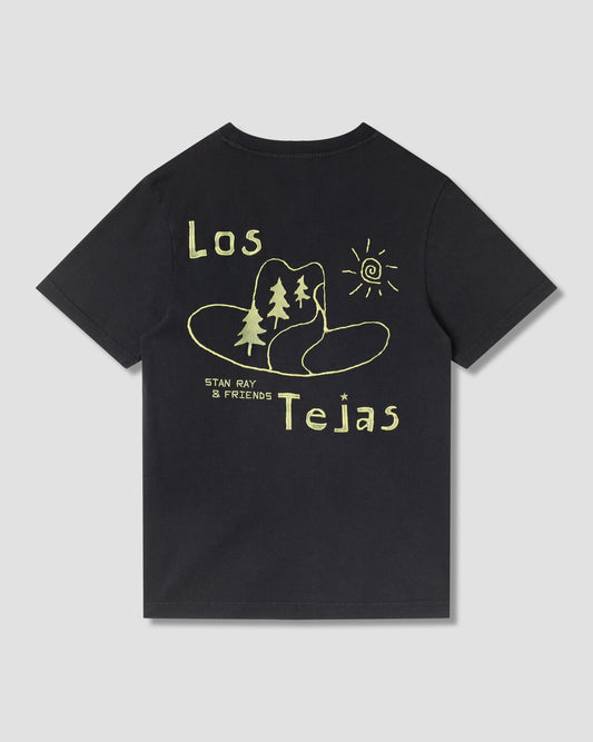 Los Tejas T-Shirt (verwaschenes Schwarz)